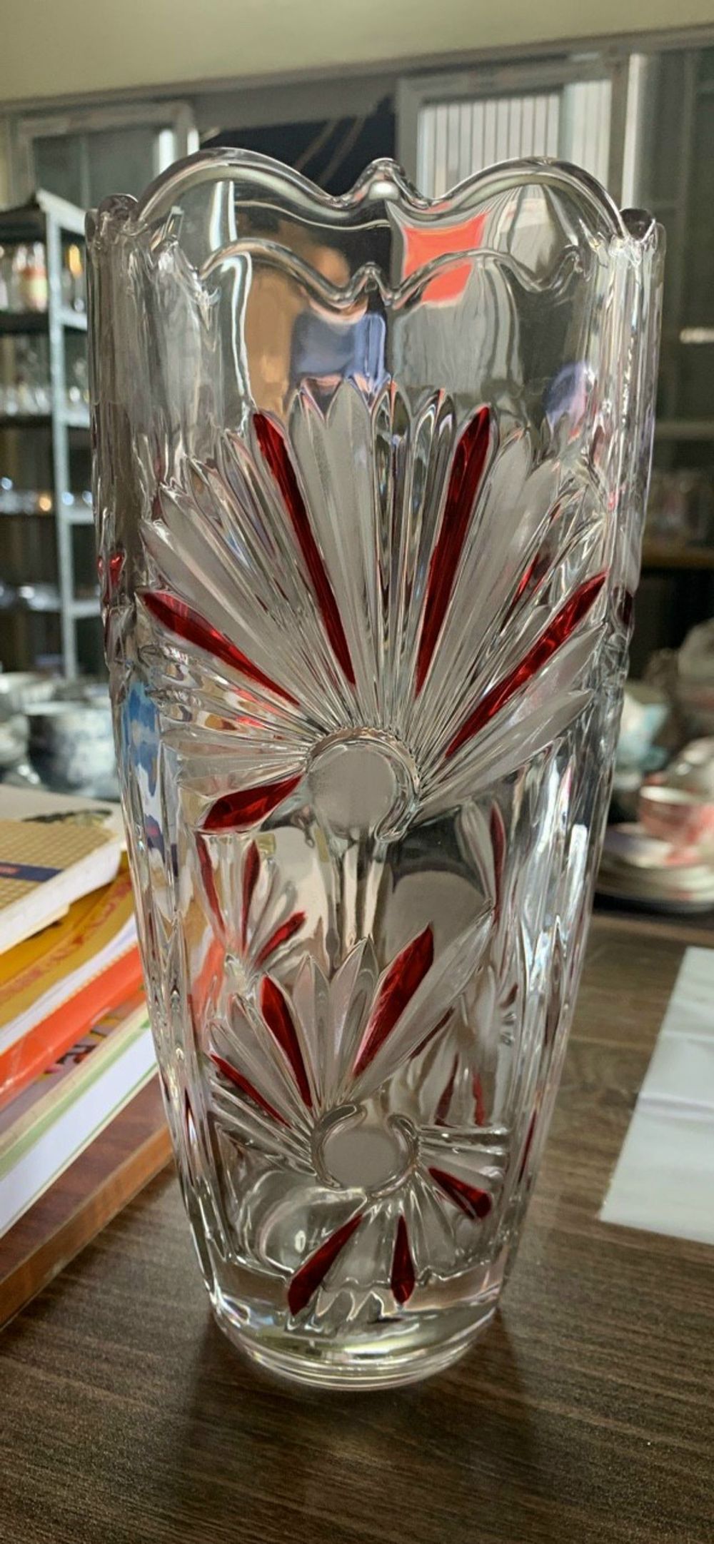 LỌ HOA THỦY TINH BOM 25CM MÀU