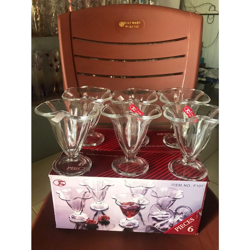 Ly kem thủy tinh dáng tuy lip cao cấp