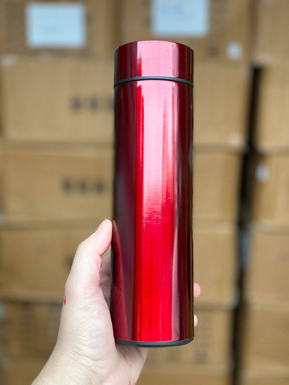 BÌNH GIỮ NHIỆT INOX HIỂN THỊ NHIỆT ĐỘ CAO CẤP BWB-004