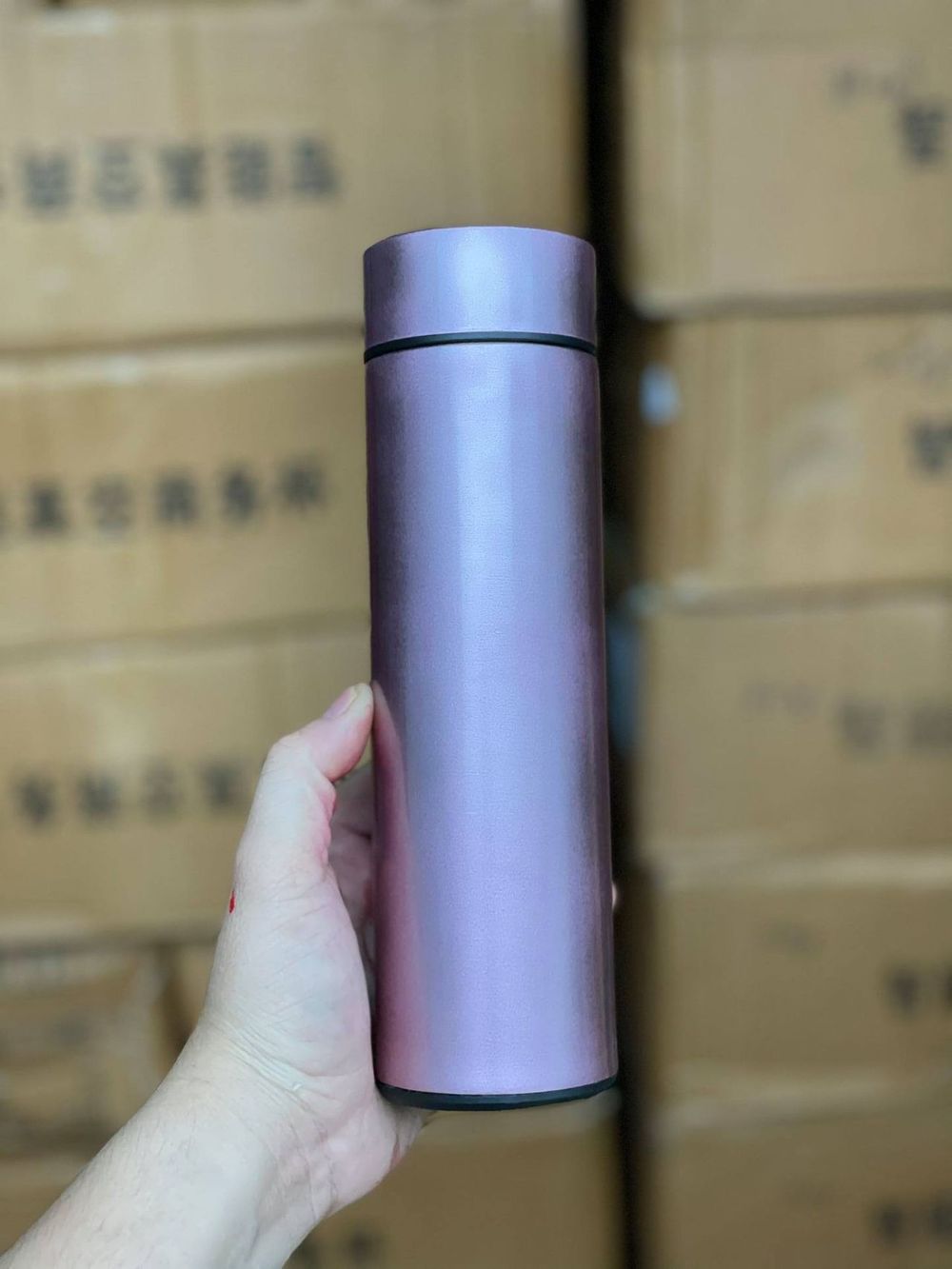 BÌNH GIỮ NHIỆT INOX HIỂN THỊ NHIỆT ĐỘ CAO CẤP BWB-004