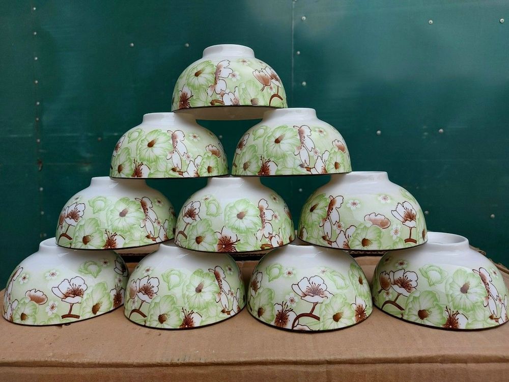 Bát ăn cơm hoa 4D