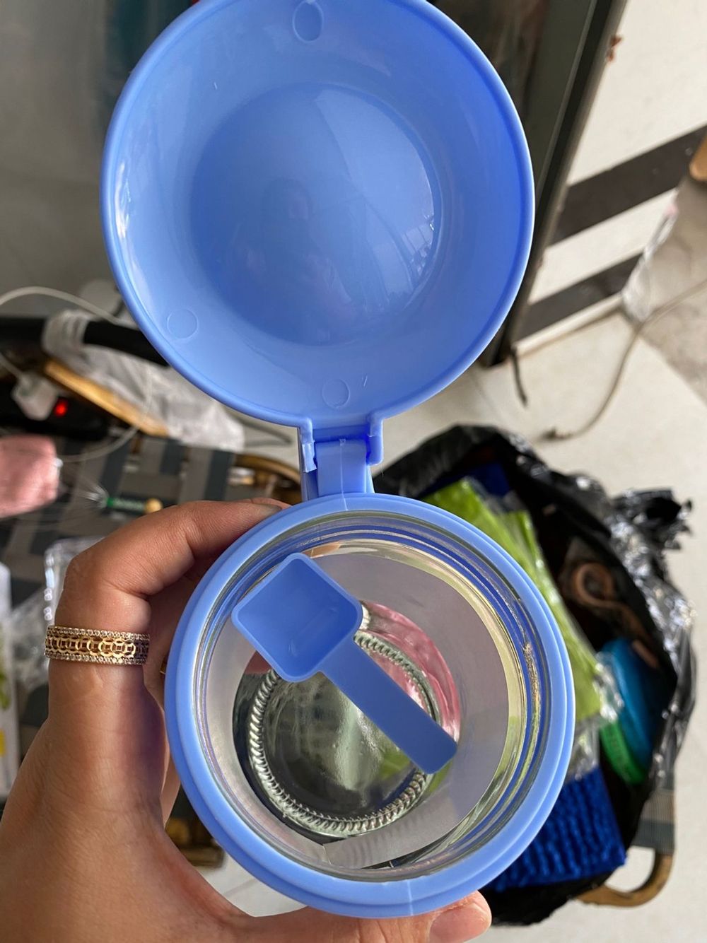 BỘ 3 HỦ THỦY TINH ĐỰNG GIA VỊ KÈM KHAY