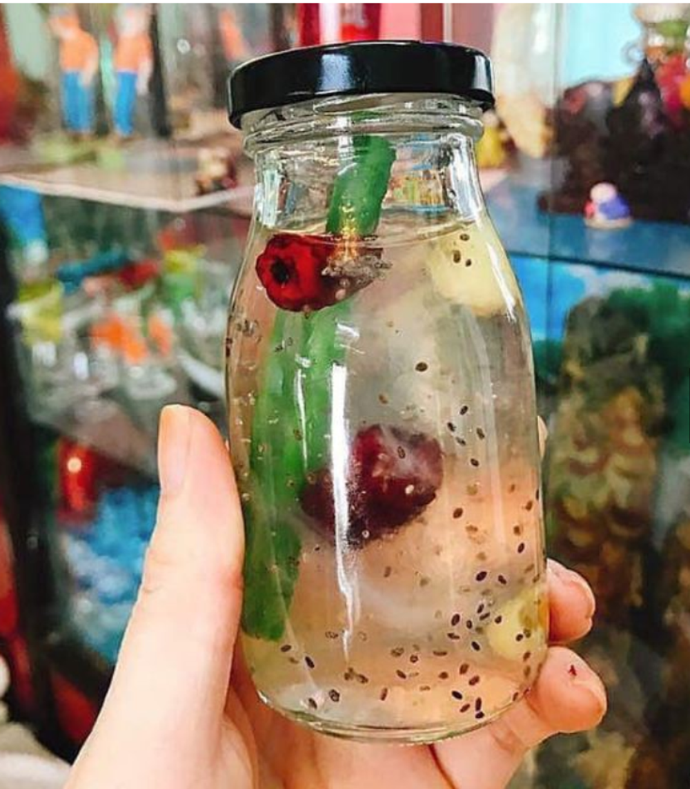 Chai thủy tinh đựng sữa hạt 200ml