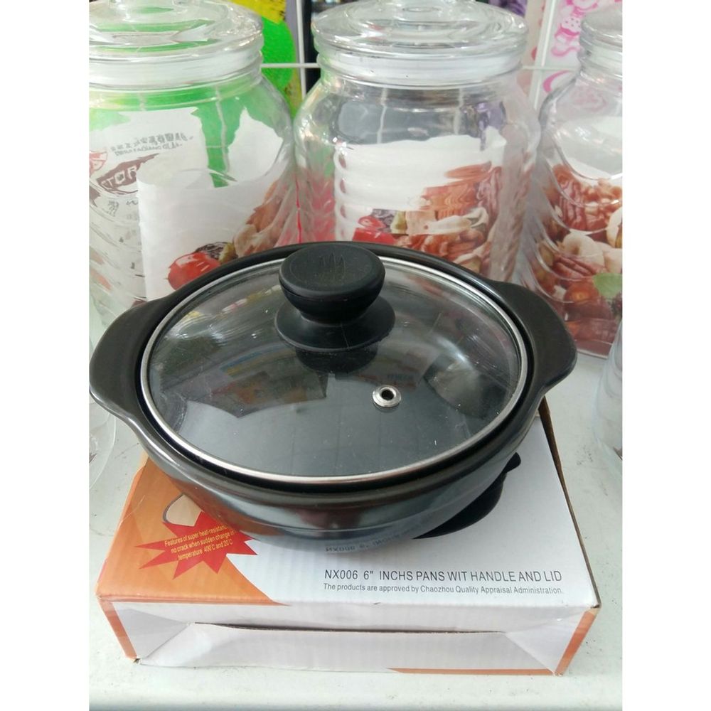 Nồi đất 6 inch ( đường kinh 16cm ) dày dặn