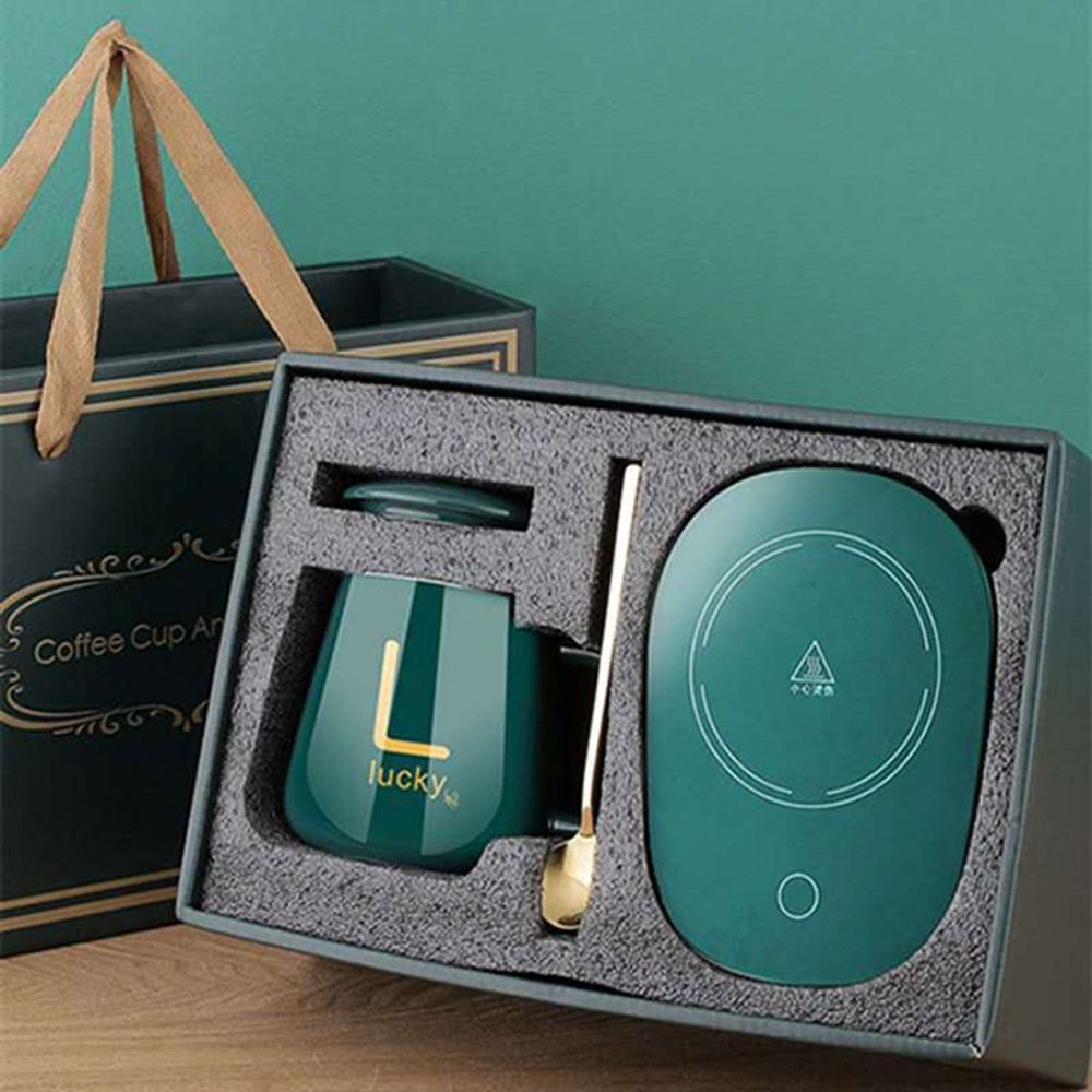 MÁY HÂM NÓNG ĐỒ UỐNG KÈM CỐC THÌA VÀ HỘP ĐỰNG SANG TRỌNG