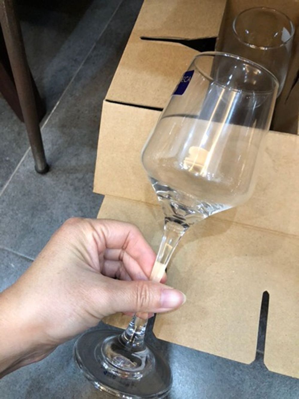 Bộ 6 Ly Thủy Tinh Uống Rượu Vang Gloreca GL1304 Dung Tích 455ml