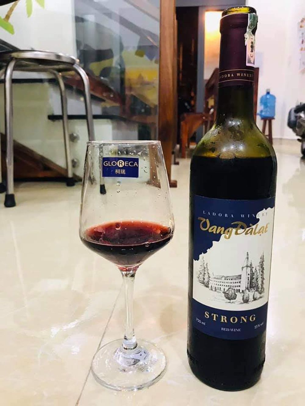 Bộ 6 Ly Thủy Tinh Uống Rượu Vang Gloreca GL1304 Dung Tích 455ml