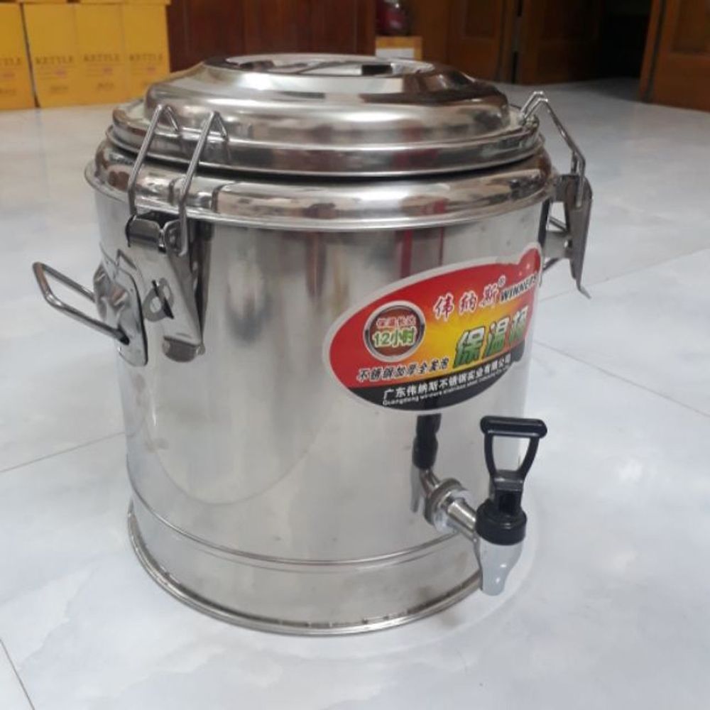 BÌNH INOX GIỮ NHIỆT 20, 30, 40 LÍT CÓ VÒI