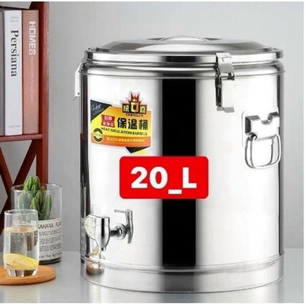 BÌNH INOX GIỮ NHIỆT 20, 30, 40 LÍT CÓ VÒI