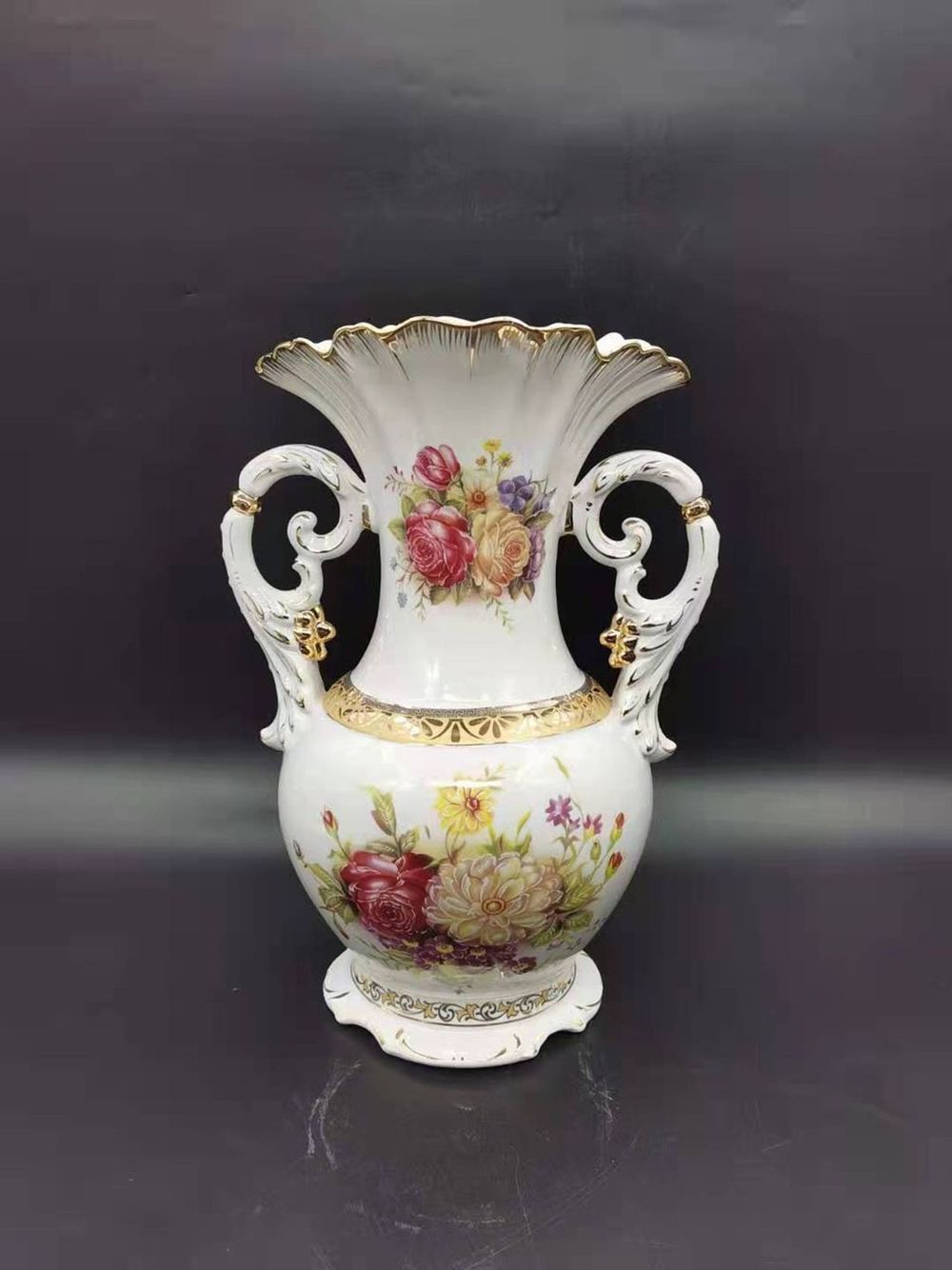 BÌNH HOA GỐM SỨ MEN RẠN CAO CẤP