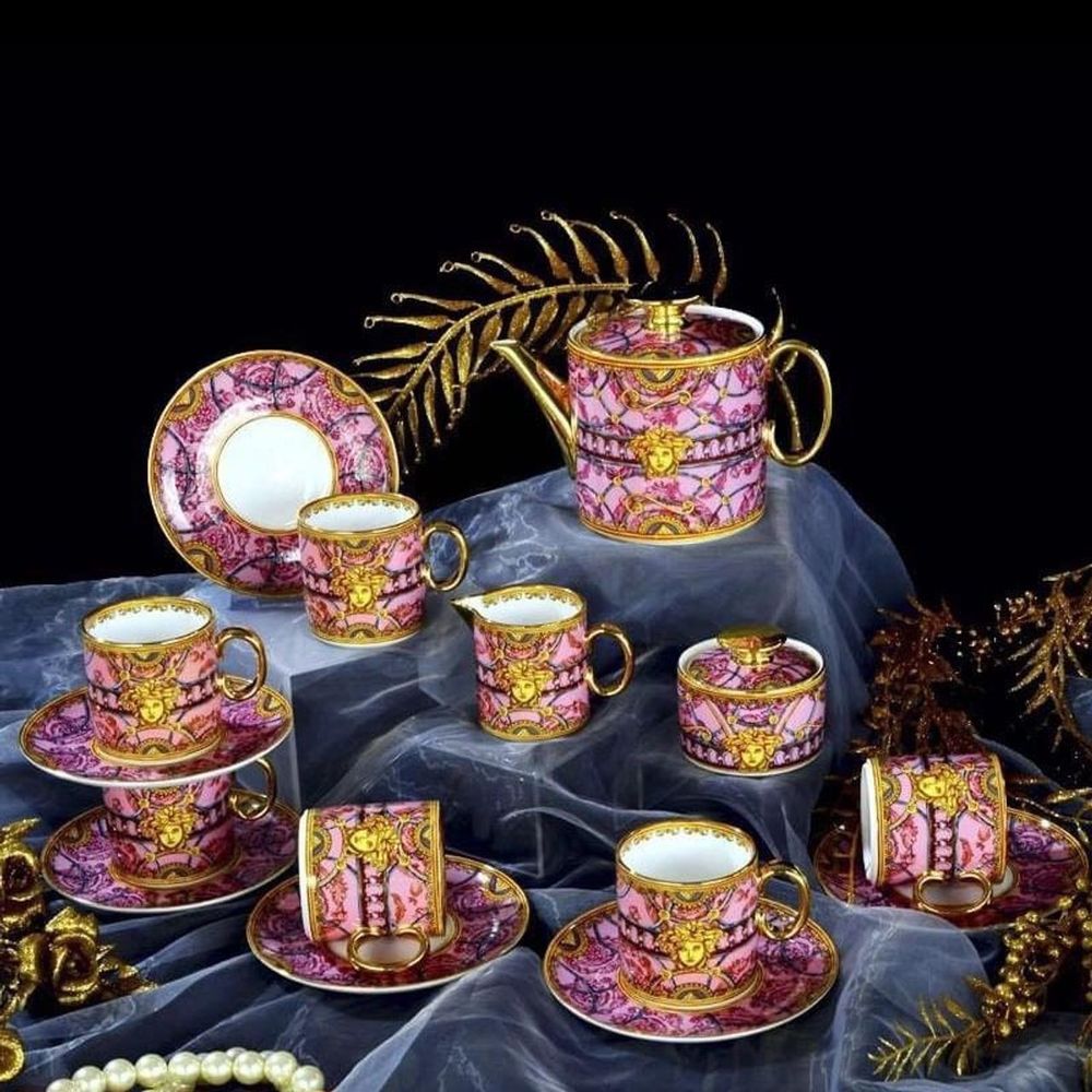 Bộ Ấm Chén VS Sứ Xương Hoàng Gia Cao Cấp