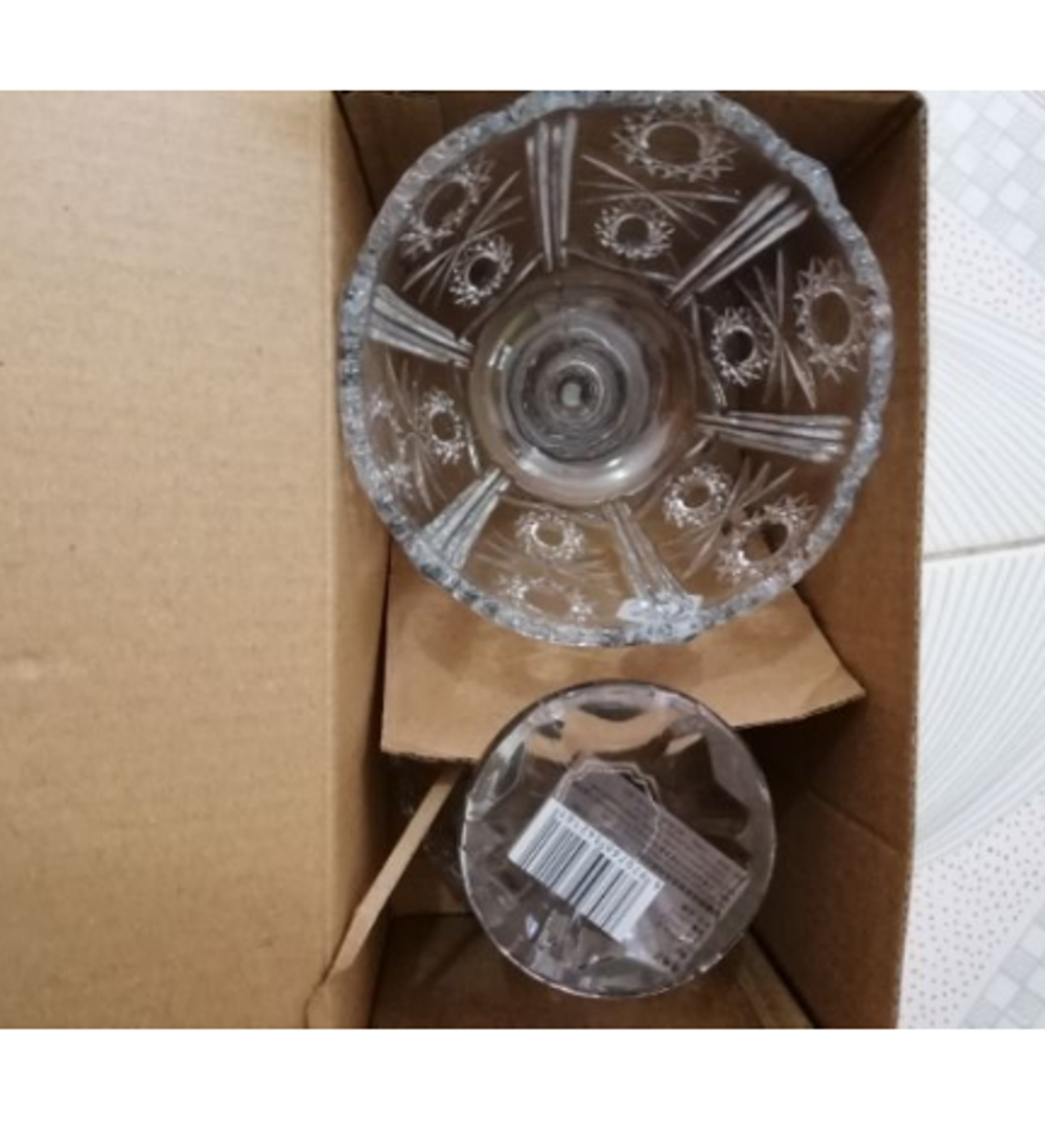 Ly kem thủy tinh cao cấp giả tiệp 245ml siêu đẹp