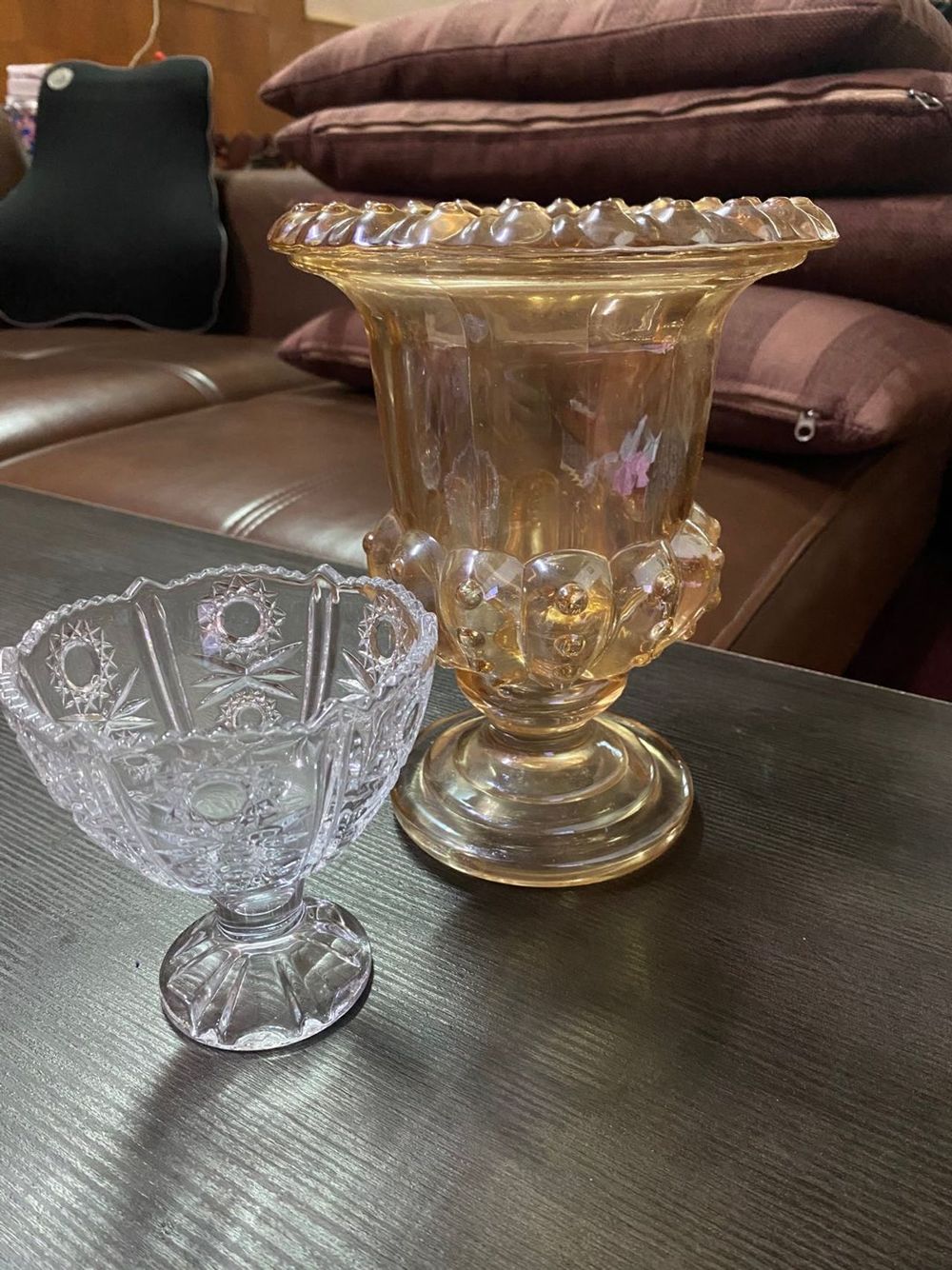 Ly kem thủy tinh cao cấp giả tiệp 245ml siêu đẹp