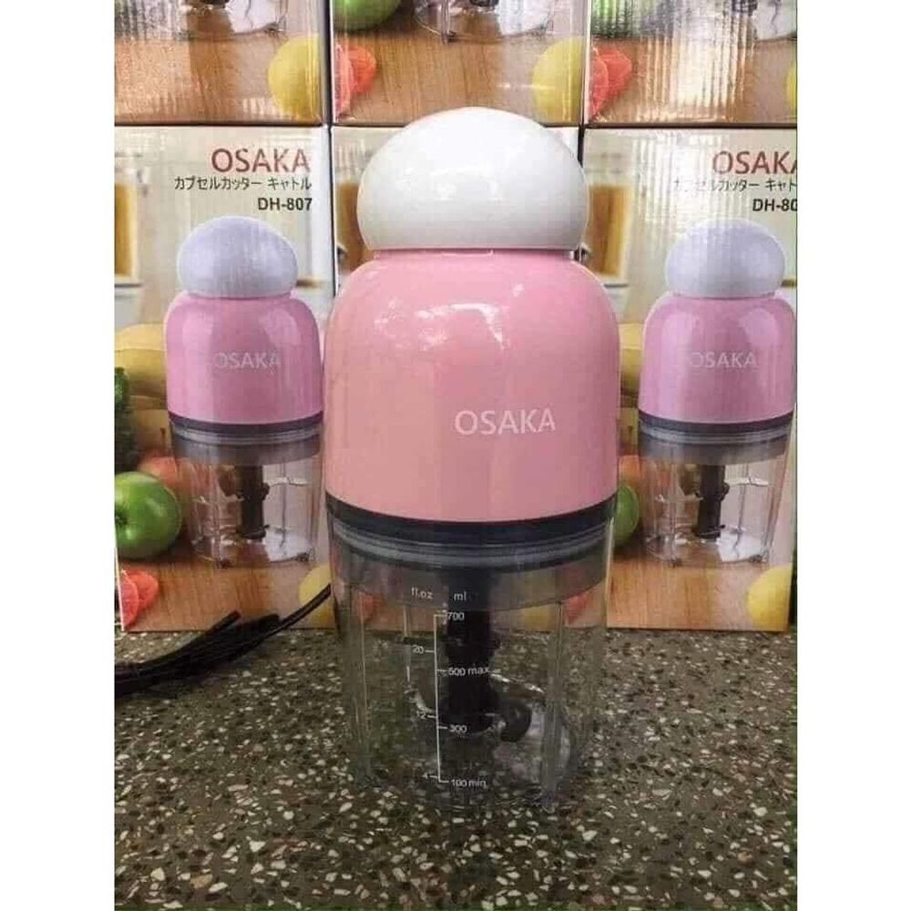 Máy Xay Sinh Tố Cầm Tay Mini Osaka Nhật Bản, Máy Xay Thịt, Cua, Cá, Tỏi Ớt Đa Năng Bằng Điện