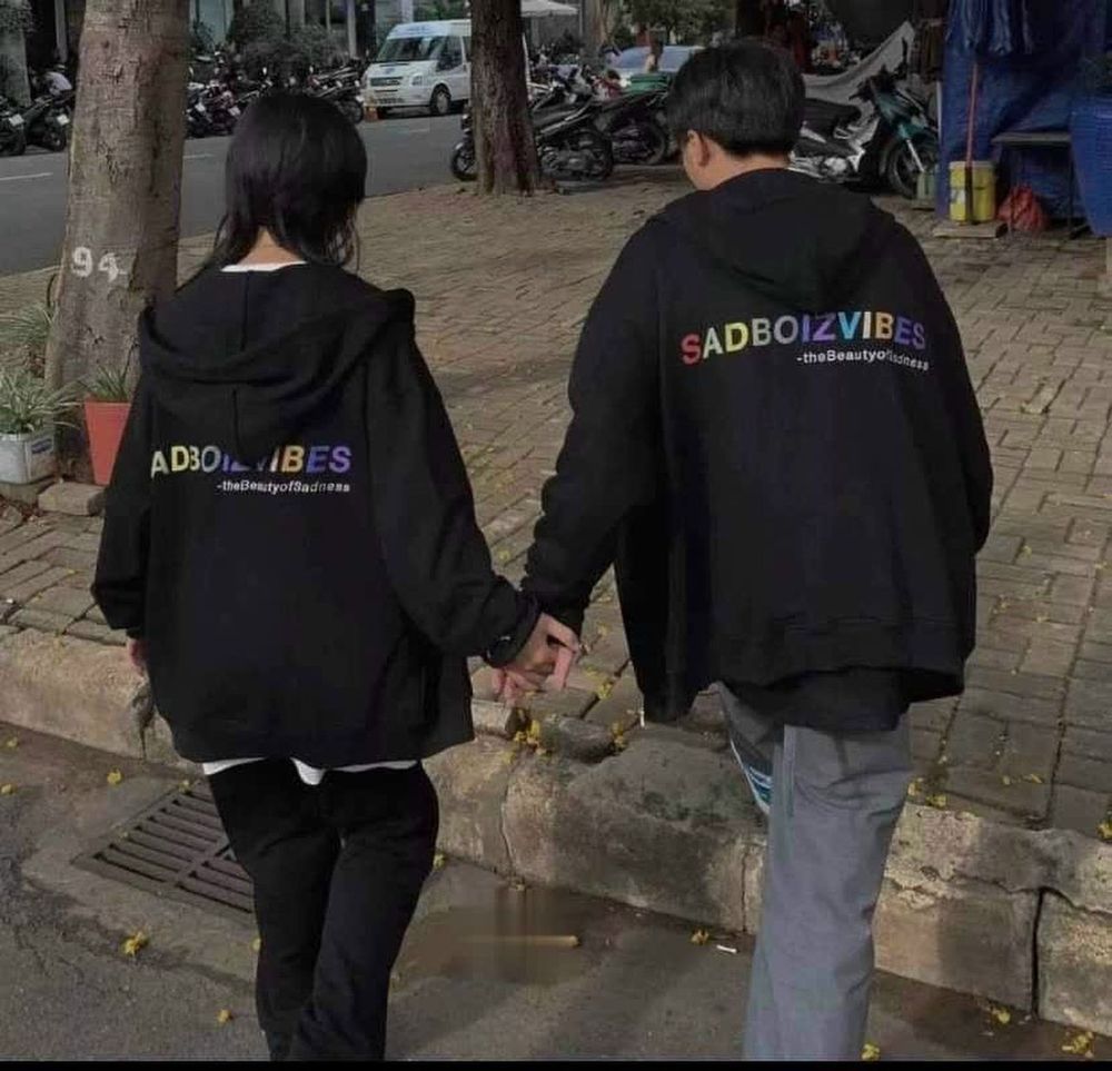 Áo chống nắng thun nỉ in SAD form đẹp xuất sắc