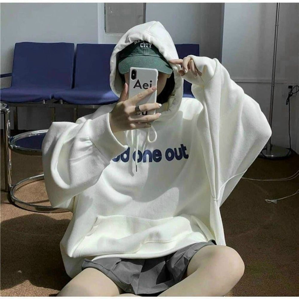 Áo hoodie ODD ONE OUT form bự vải đẹp tay phồng