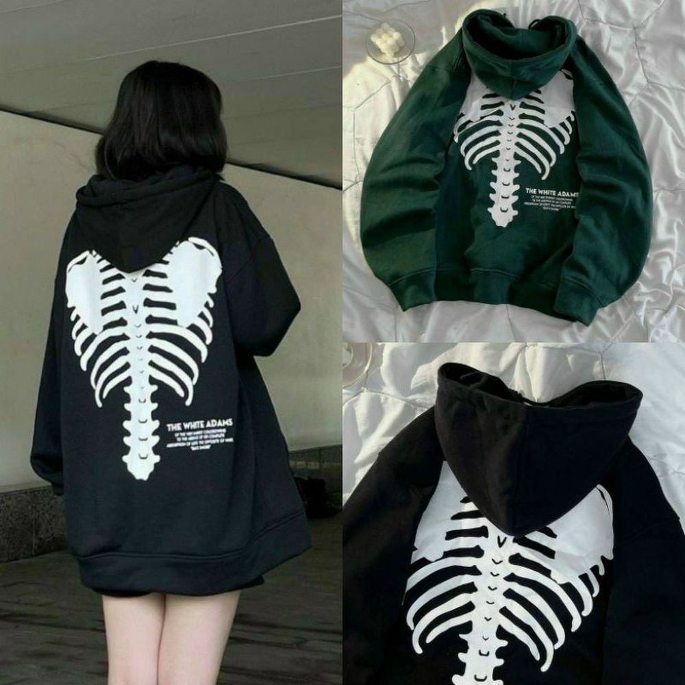 [2 màu] Áo khoác chống nắng thun nỉ logo white adam form dưới 70kg