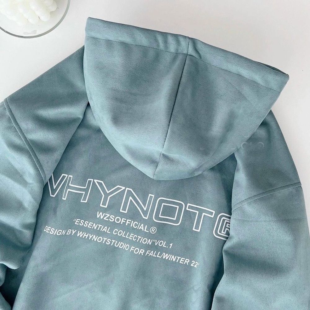 Áo hoodie in logo whynote form dưới 70kg
