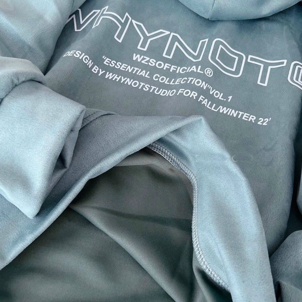 Áo hoodie in logo whynote form dưới 70kg