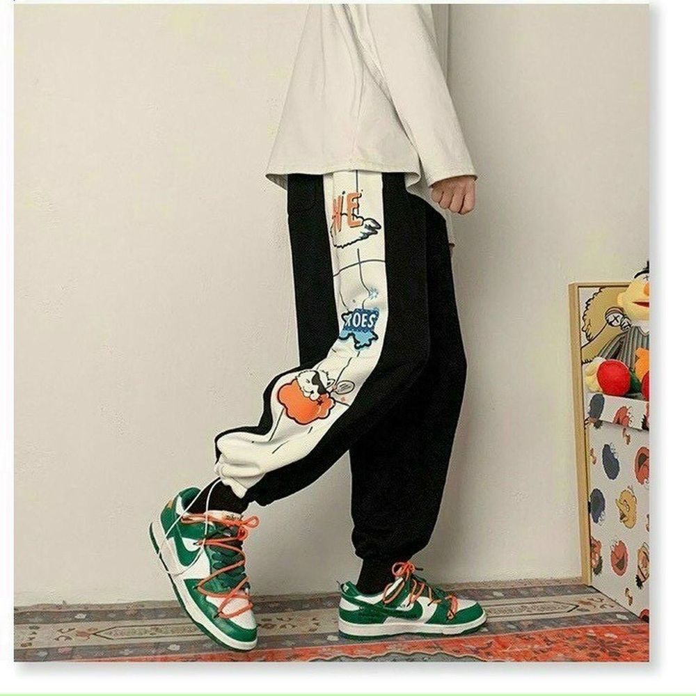 Quần Thun Jocker Bo Gấu in Logo herso, Chất Thun 2 Da Mềm Mịn Đi Học, Đi Chơi Thoải Mái