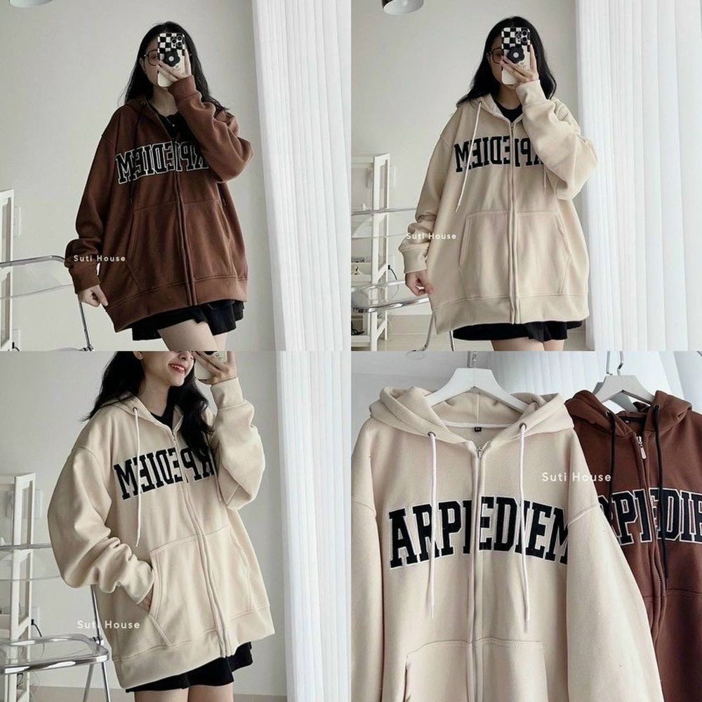 Áo khoác logo ARPIDIEM from dưới 70kg