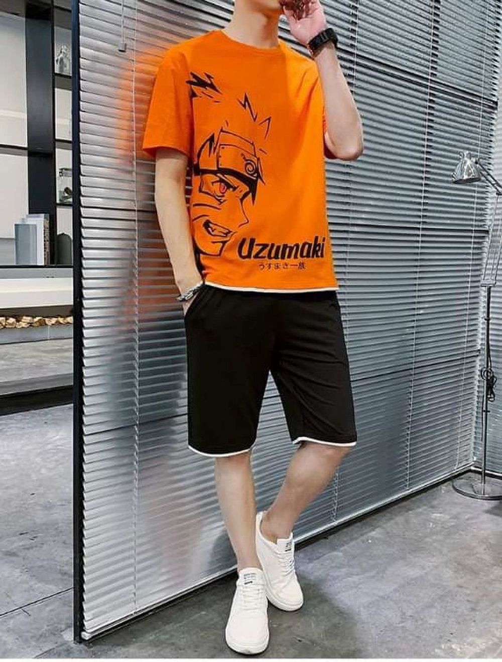 đồ thể thao nam nữ chất liệu thun lạnh mềm mịn thoáng mát hàng đẹp y hình UZUMAKI