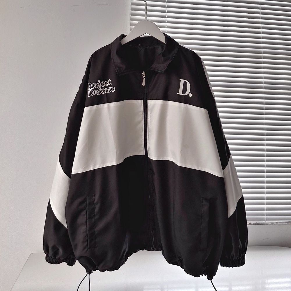 KHOÁC DÙ DERORREE 3 SỌC 2 lớp dày dặn 2 màu form rộng unisex nam nữ