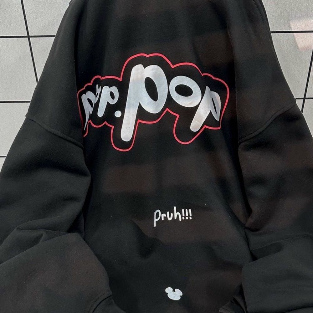 ￼Áo khoác Zip POPO Chất Vải Nỉ Bông Form Rộng Unison