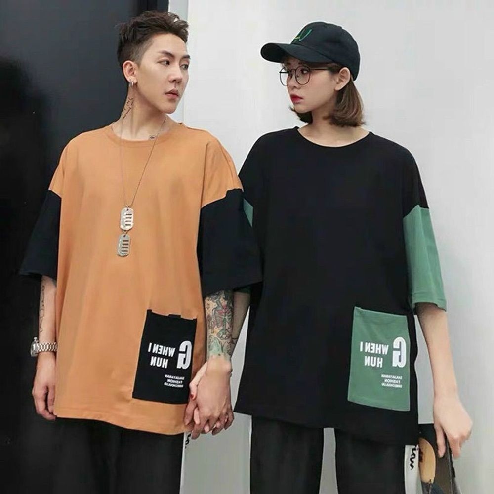 ￼Áo thun unisex mẫu hot tay lỡ phông rộng Nam Nữ TÚI BỰ (4 MÀU) áo thun ăn mày .