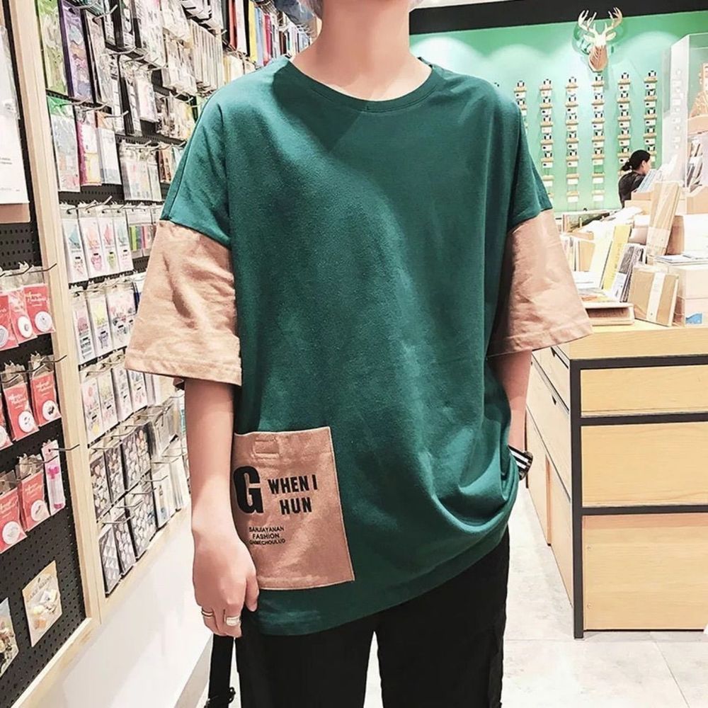 ￼Áo thun unisex mẫu hot tay lỡ phông rộng Nam Nữ TÚI BỰ (4 MÀU) áo thun ăn mày .