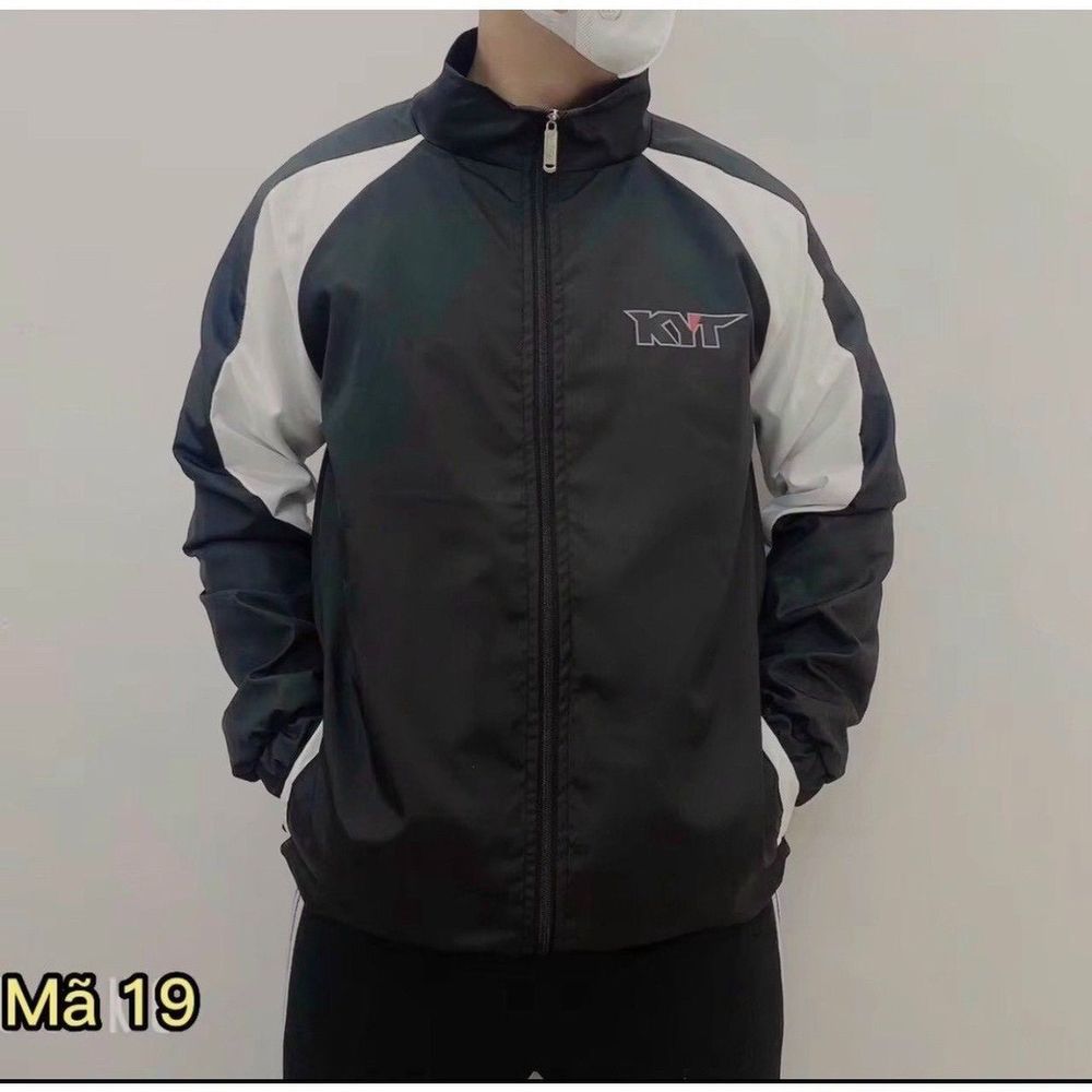 Áo khoác Phượt in KYT nam nữ chất vải dù gió 2 lớp .