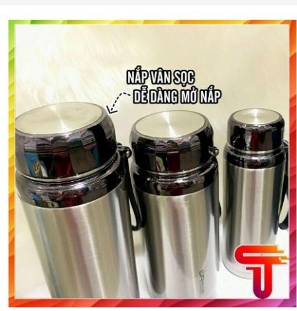 BÌNH GIỮ NHIỆT 1500ml LẮP KIM CƯƠNG CAO CẤP , giữ nóng giữ lạnh