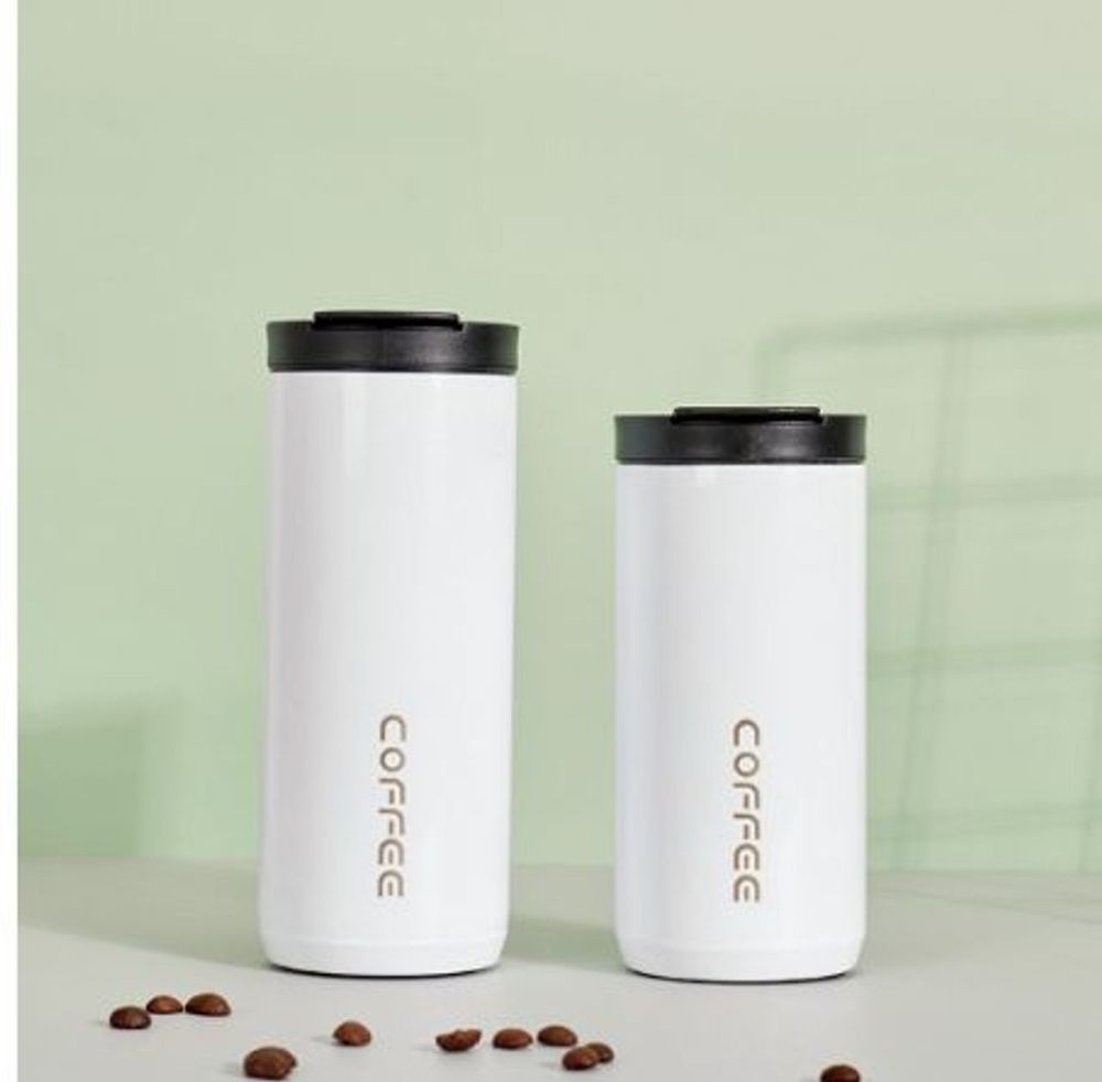 Bình giữ nhiệt coffee dung tích 400l/550ml chống rò rỉ, cốc cà phê bằng thép không gỉ
