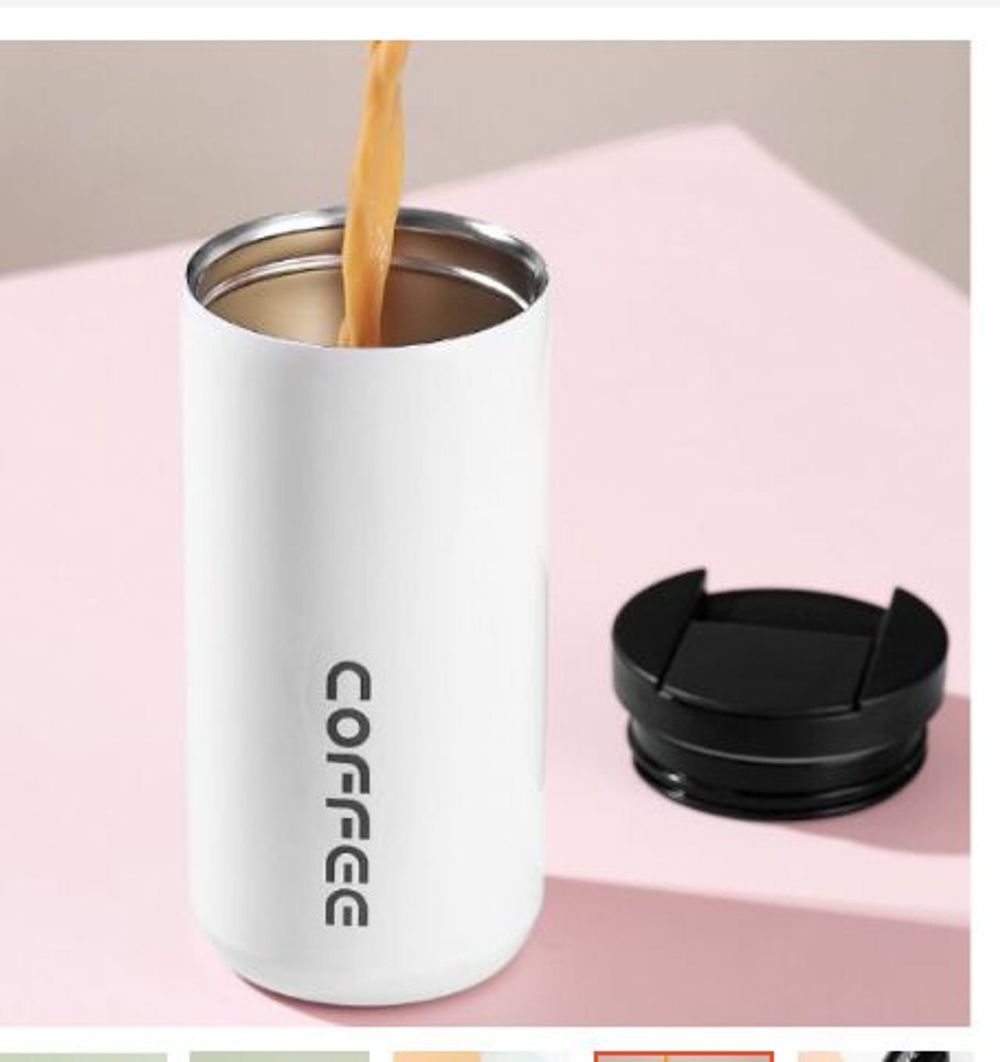 Bình giữ nhiệt coffee dung tích 400l/550ml chống rò rỉ, cốc cà phê bằng thép không gỉ