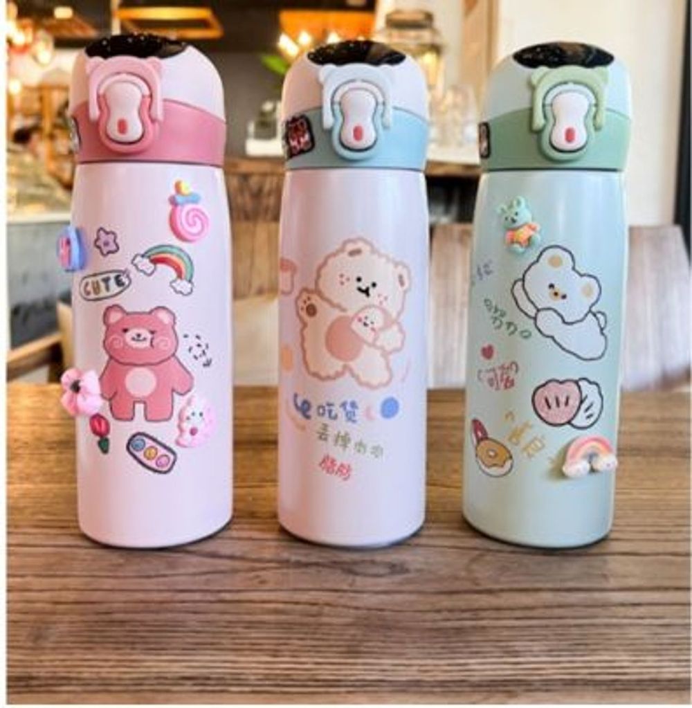 hình giữ nhiệt inox hoạt hình ngộ nghĩnh 450ml