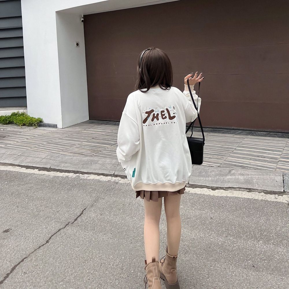 Áo khoác cadigan thêu chữ thelll siêu đẹp dễ thương.