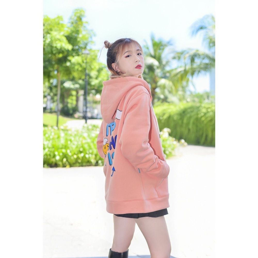 Áo khoác unisex nữ chất dày dặn in hình dễ thương chống nắng .