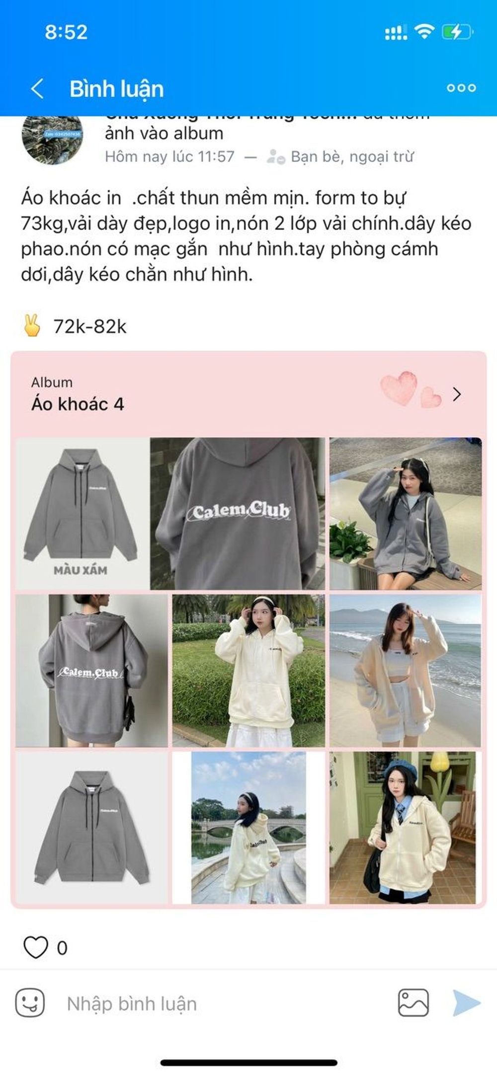 Áo khoác chống nắng in C.Lclub form rộng unisex .