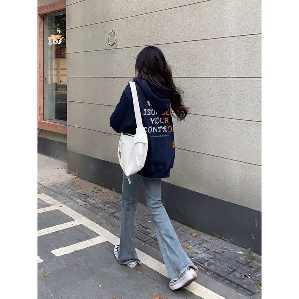 Áo Khoác có dây kéo from rộng in sắc nét WORLD Nam Nữ Mặc chống nắng.