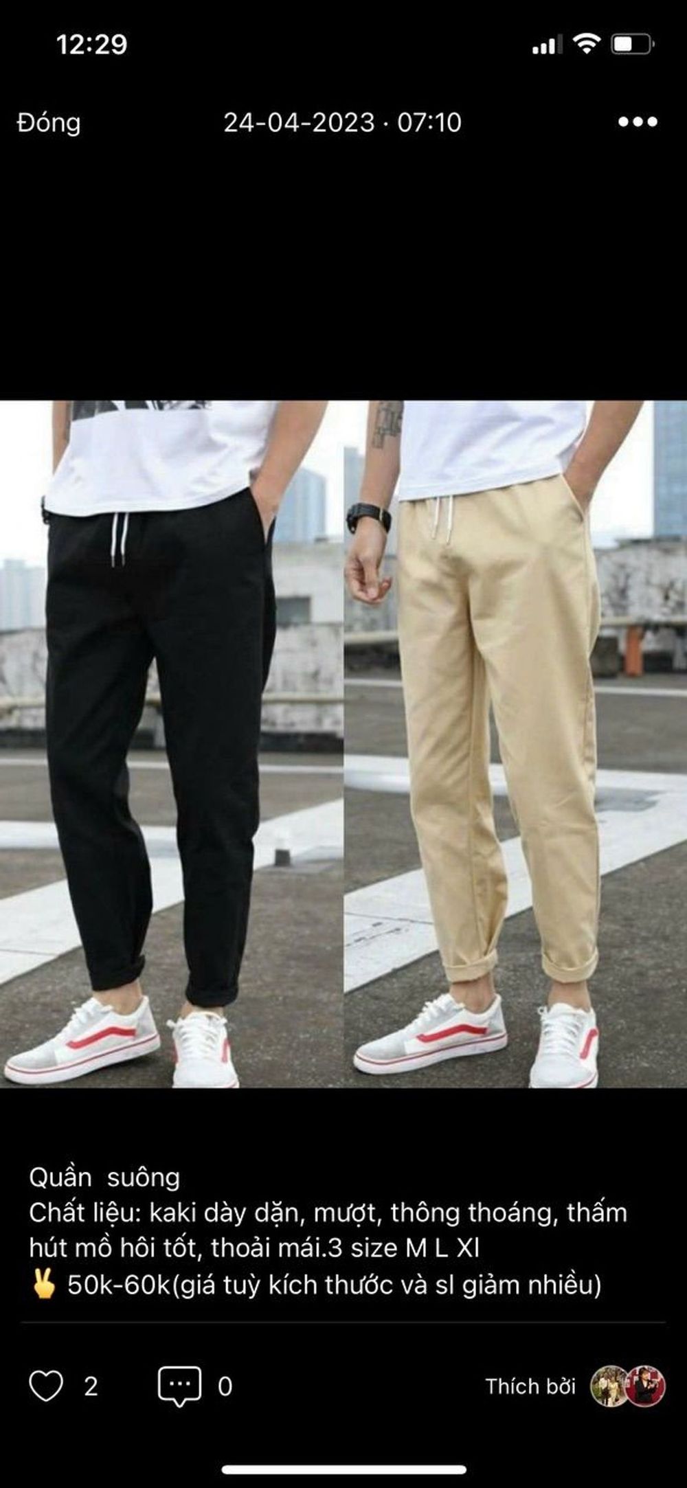 Quần Kaki Nam Nữ Ống Suông Basic Unisex