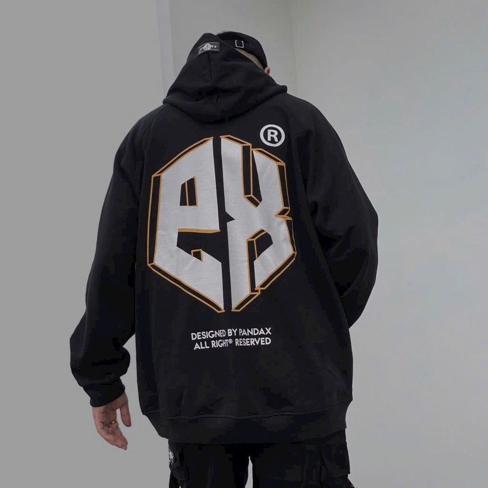 Áo hoodie Unisex local brand in pandax big logo