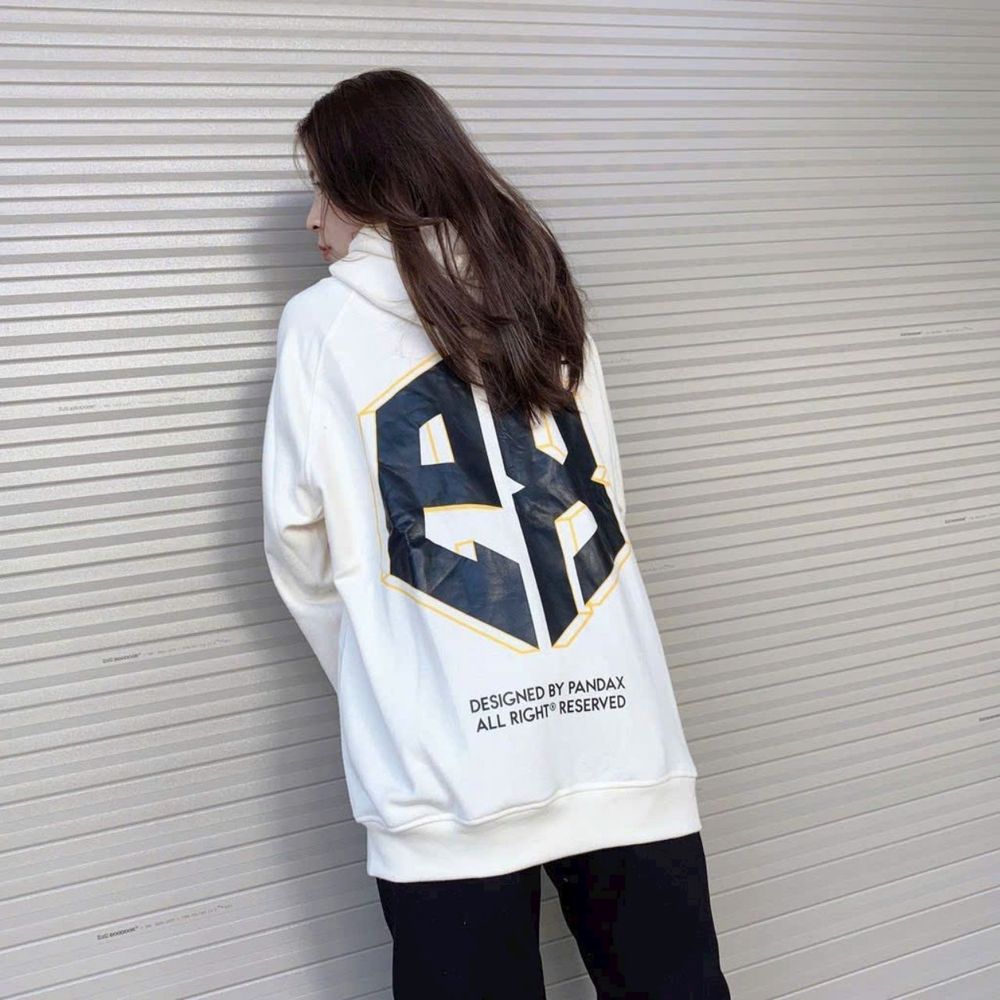 Áo hoodie Unisex local brand in pandax big logo