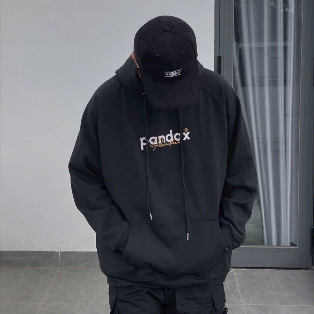 Áo hoodie Unisex local brand in pandax big logo