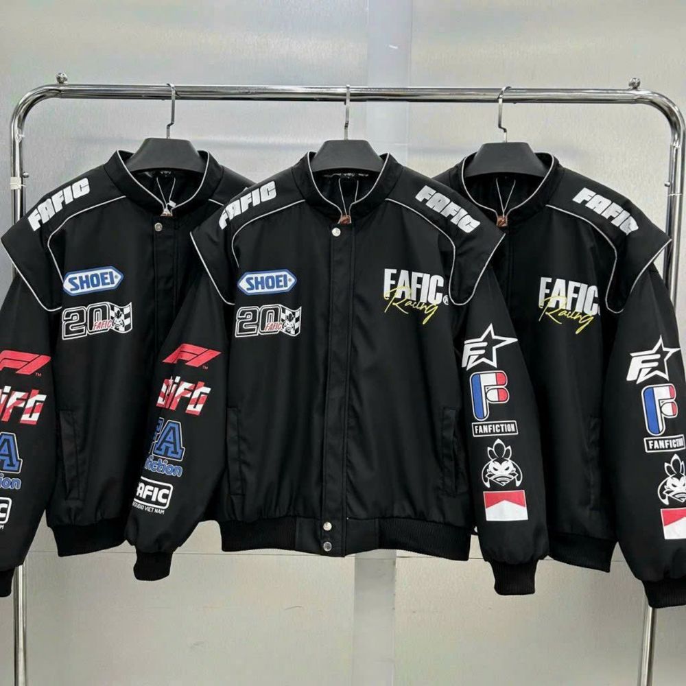 Áo khoác dù in fafic speedometer áo khoác biker racing fafic stuidio.