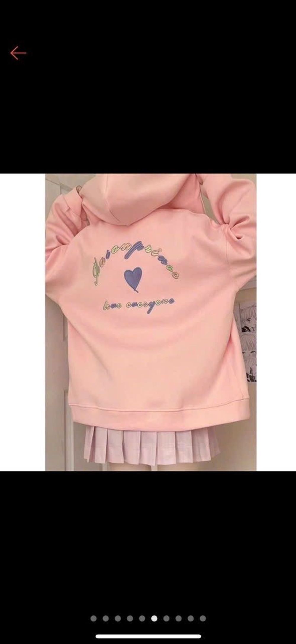 Áo khoác cadigan nỉ nút thêu hình trái tim nón rộng 2 lớp form rộng dưới 70kg