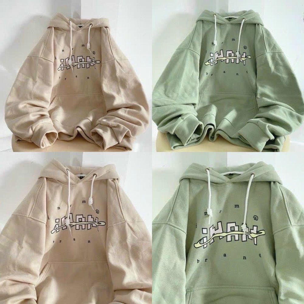 Áo hoodie UNISEX in chữ iNAM chất nỉ mịn mát freesize