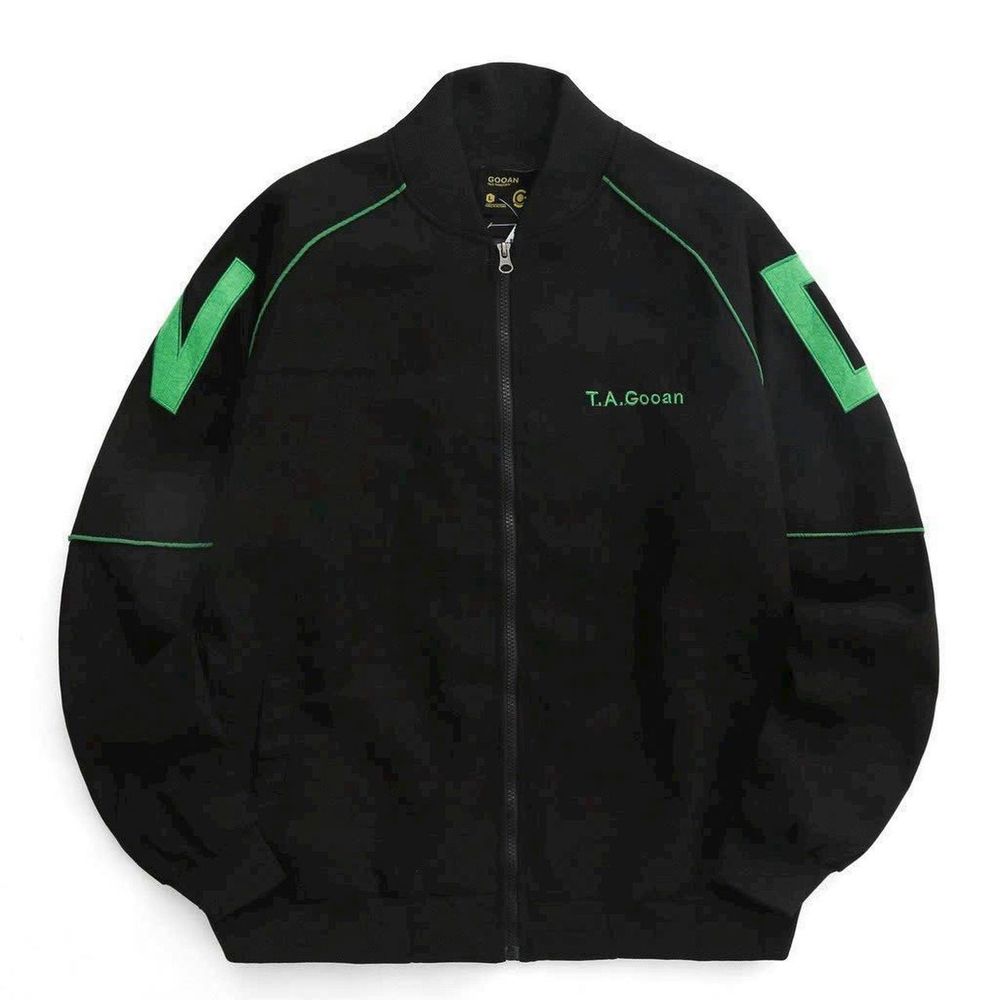 Áo khoác bomber UNISEX chất da lộn lót dù thêu T.A.GOOAN