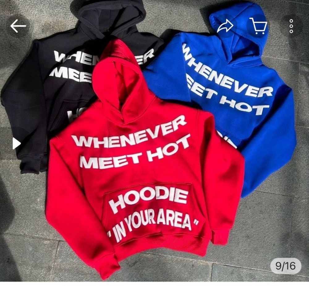 Áo hoodie in nổi WHENEVER nón 2 lớp cùng màu ,tay phòng