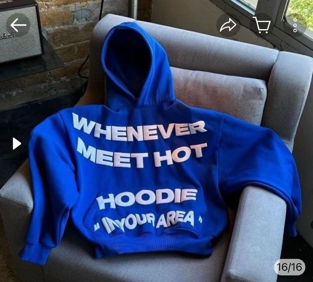 Áo hoodie in nổi WHENEVER nón 2 lớp cùng màu ,tay phòng