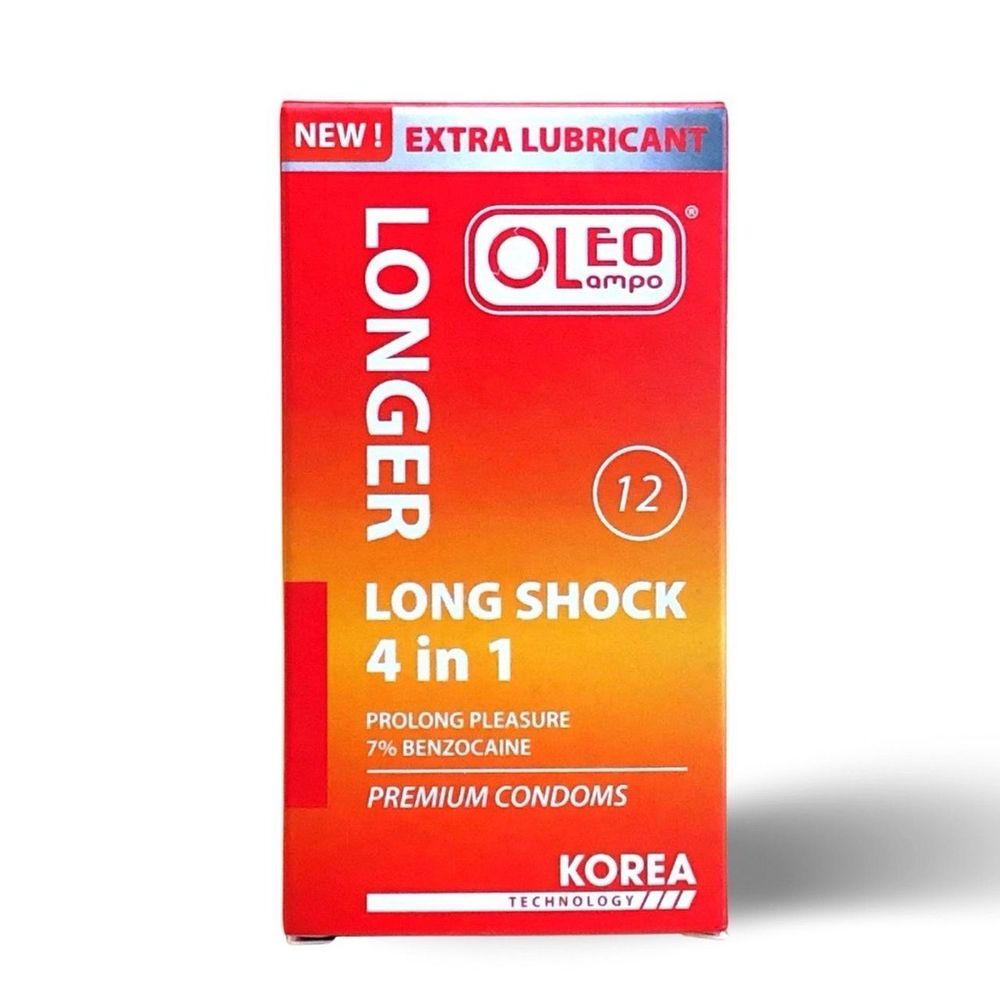 Bao cao su Oleo Lampo 4in1 12 Bao/ Hộp